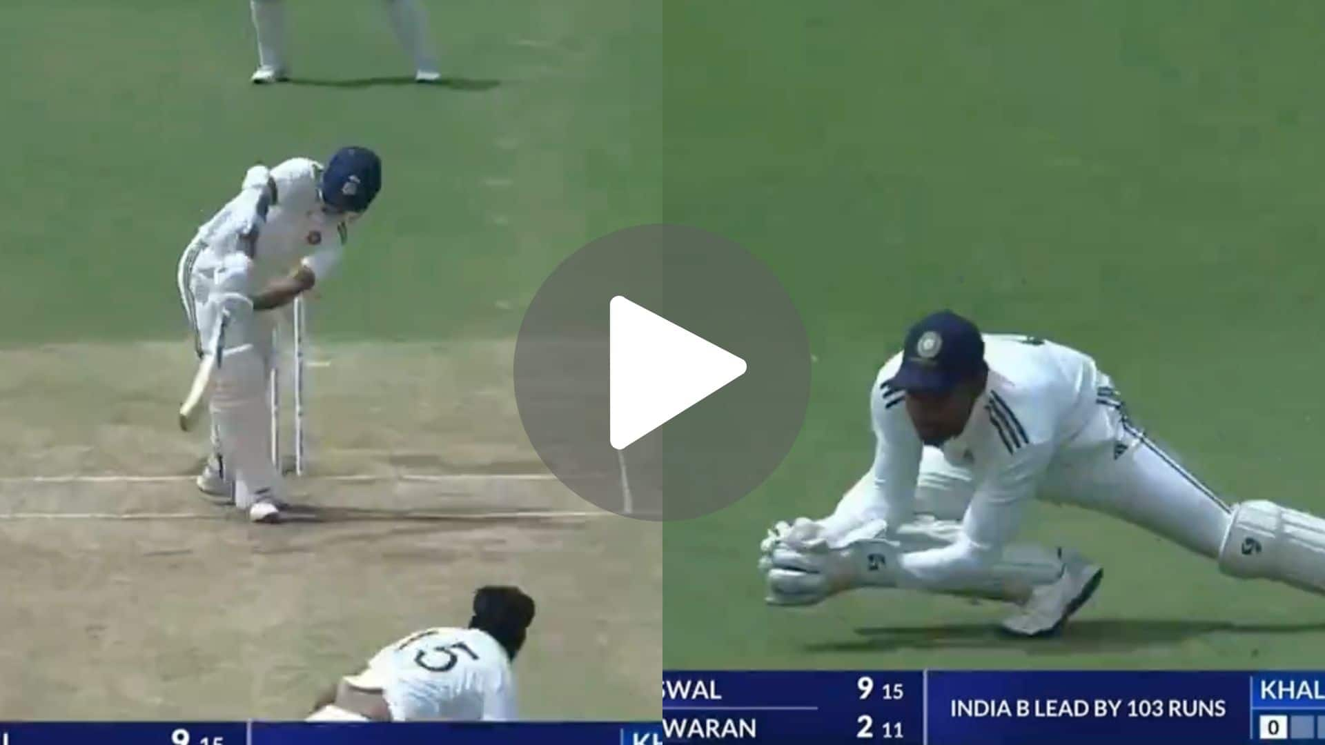 [Watch] Yashasvi Jaiswal Gets Out Off A Poor Ball As Dhruv Jurel Takes A Stunning Low Catch